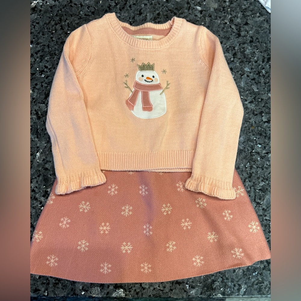 Adorable skirt set! Winter design by Cynthia Rowley. Size 3 Toddler.